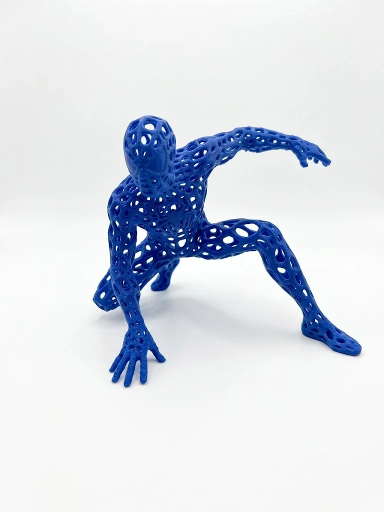 Homem Aranha Minimalista Azul